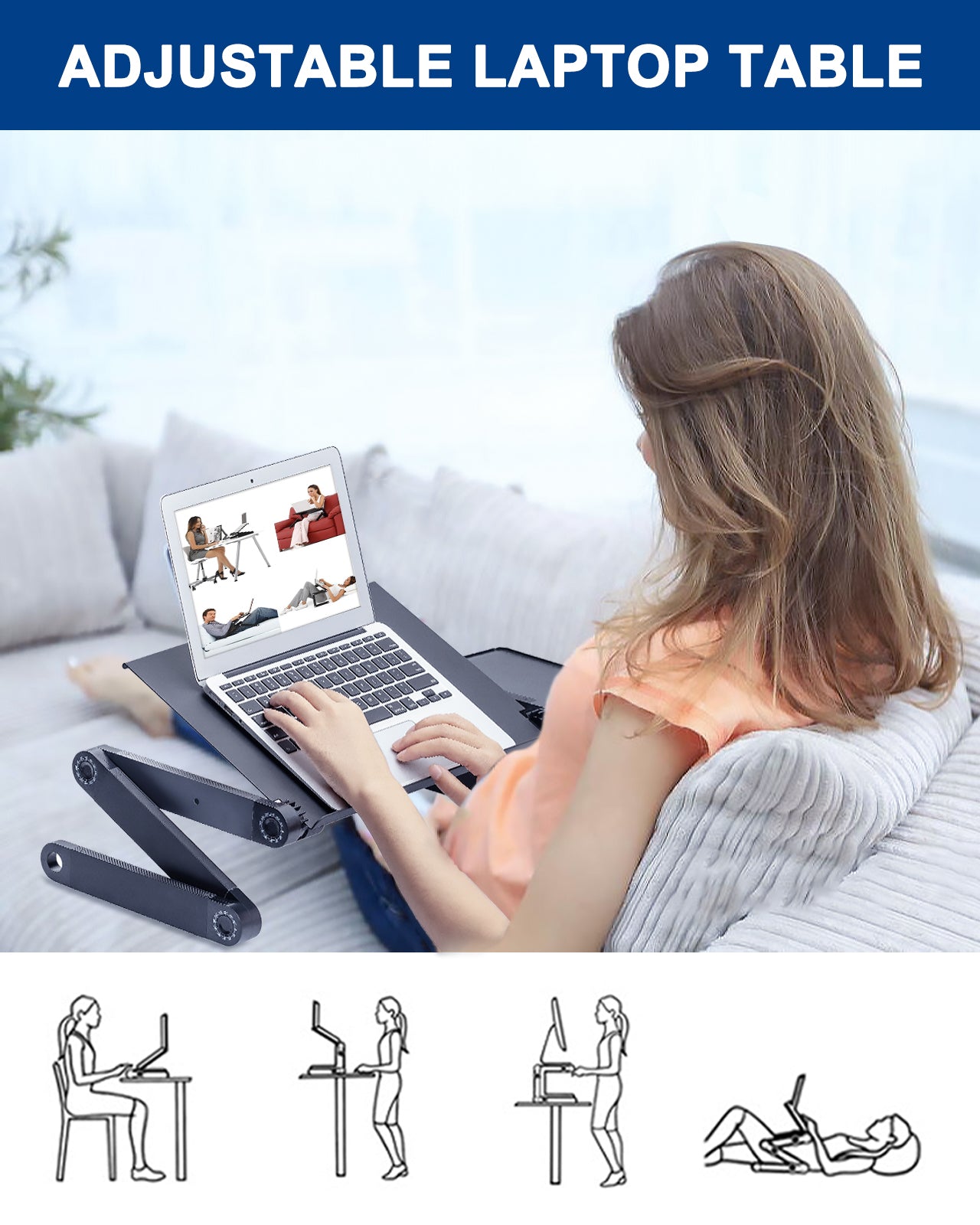 Rainbean 360° Foldable Laptop Desk (Int)