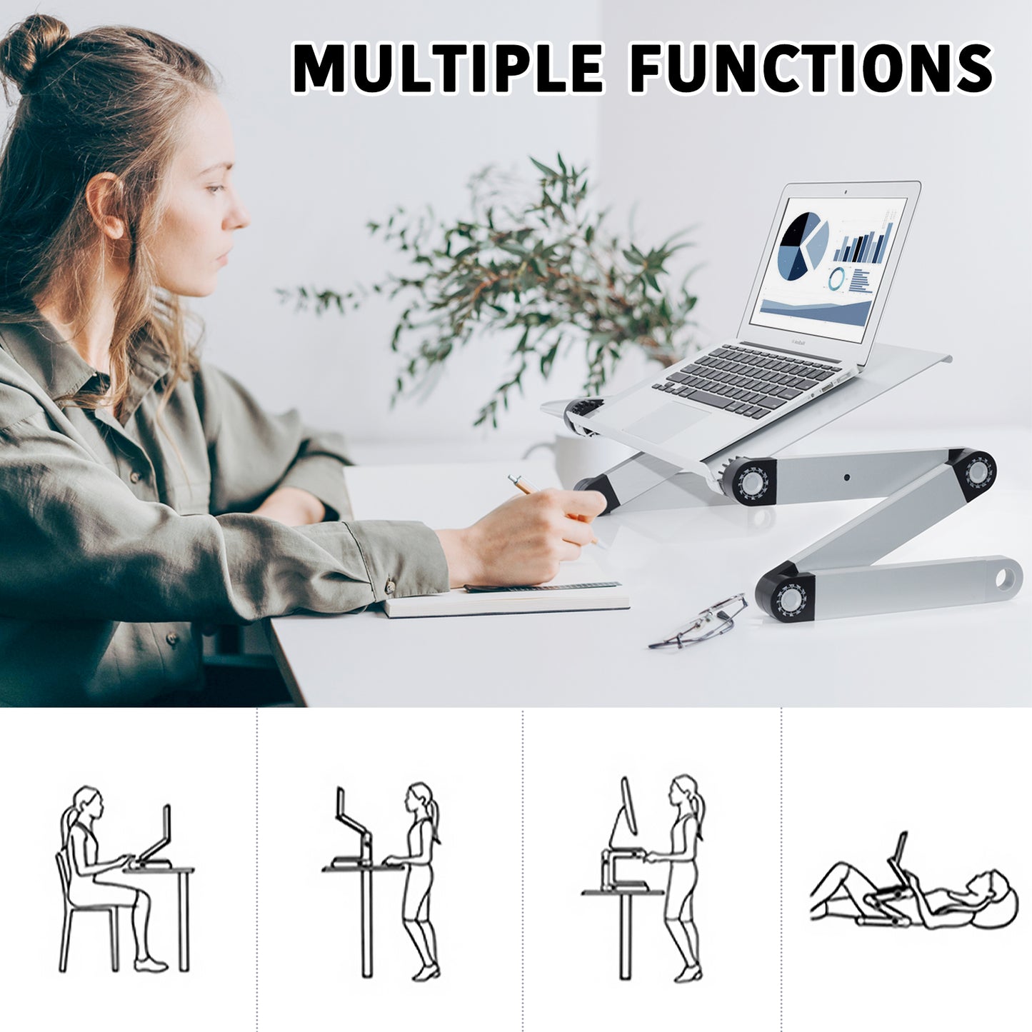 Rainbean 360° Foldable Laptop Desk (Int)