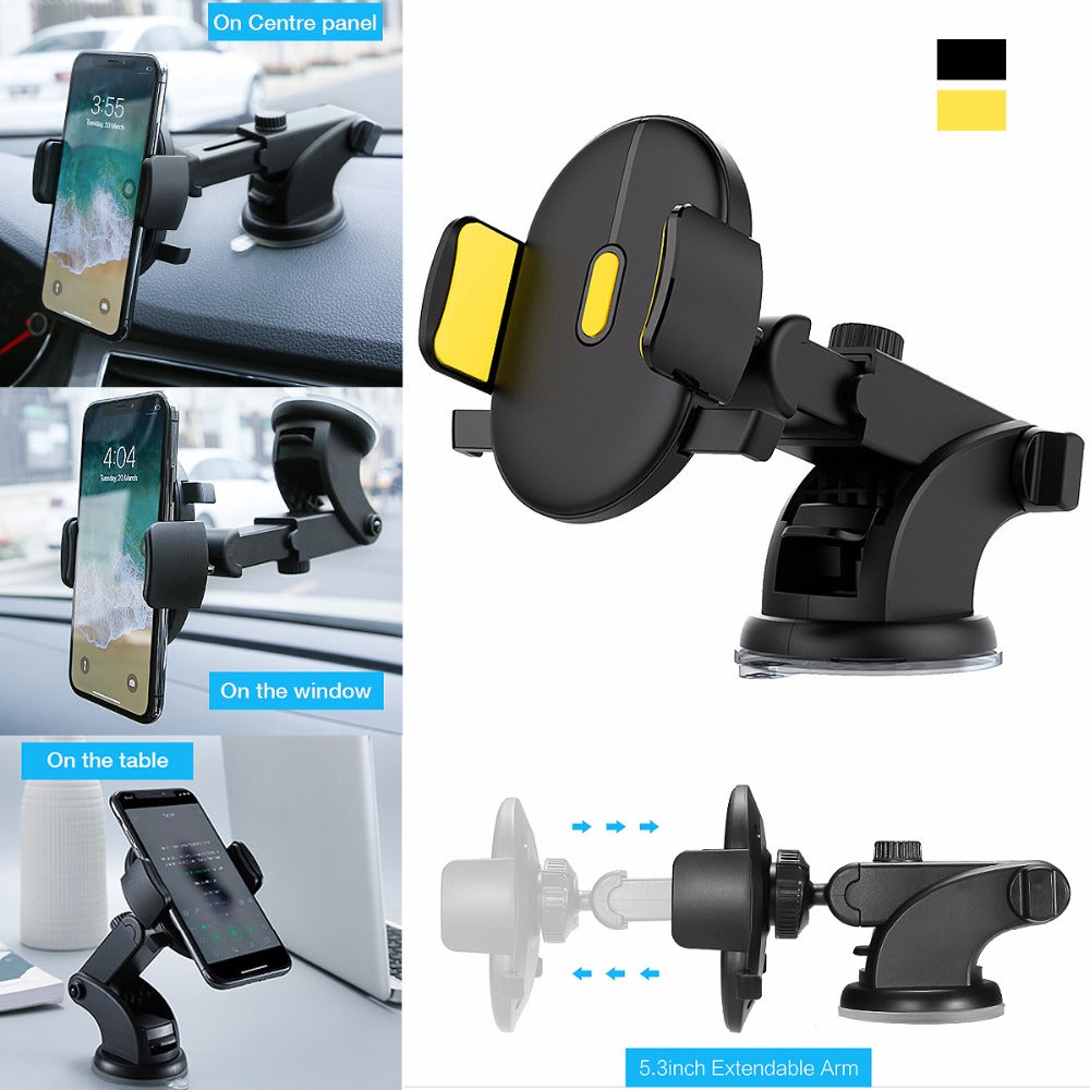 360° Telescopic Car Phone Holder (Int)