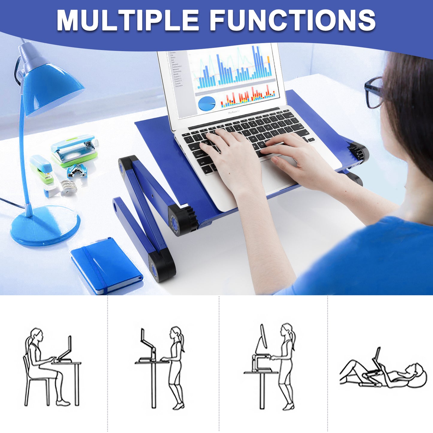 Rainbean 360° Foldable Laptop Desk (Int)
