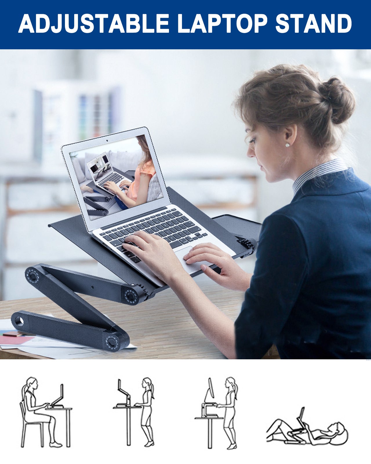 Rainbean 360° Foldable Laptop Desk (Int)