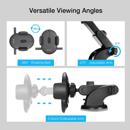 360° Telescopic Car Phone Holder